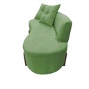 Ver imagem 3 de Namoradeira Sofá Feijão Luna Orgânica Bouclé Verde
