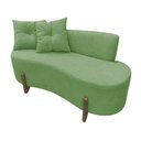 Ver imagem 2 de Namoradeira Sofá Feijão Luna Orgânica Bouclé Verde