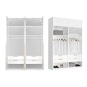 Ver imagem 6 de Guarda-Roupa Planejado 4 Peças 8 Portas Jade CabeCasa MadeiraOriginals Branco/Fosco