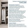 Guarda-roupa Modulado 4 Peças 8 Portas Jade CabeCasa MadeiraOriginals - 16