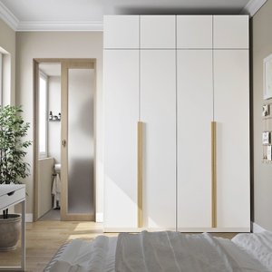 Guarda-roupa Modulado 4 Peças 8 Portas Jade Cabecasa Madeiramadeira