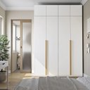 Ver imagem 1 de Guarda-roupa Modulado 4 Peças 8 Portas Jade CabeCasa MadeiraOriginals