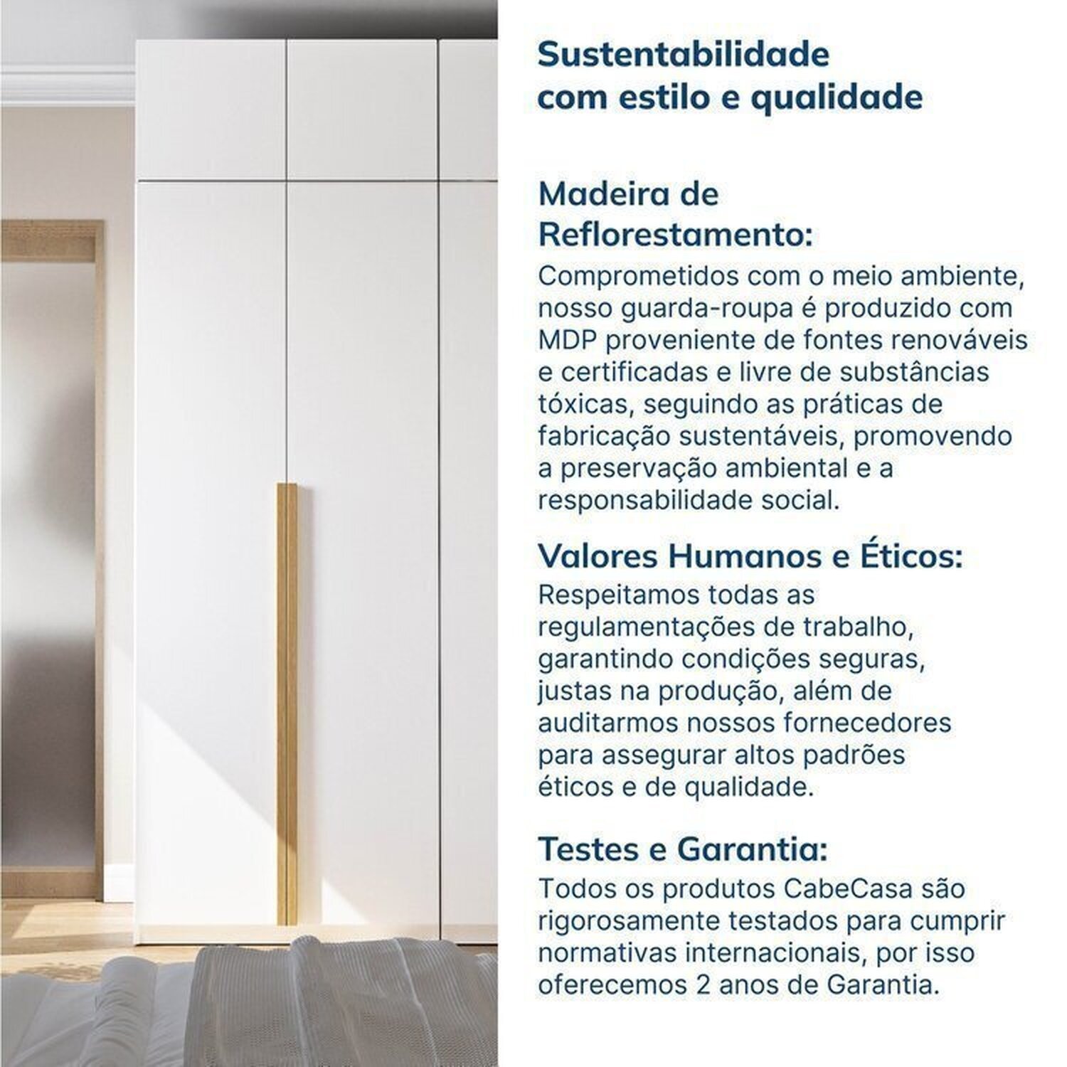 Guarda-roupa Modulado 4 Peças 8 Portas Jade Cabecasa Madeiramadeira - 15