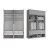 Guarda-roupa Modulado 4 Peças 8 Portas Jade CabeCasa MadeiraMadeira - 6