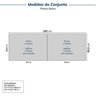 Guarda-roupa Modulado 4 Peças 8 Portas Jade CabeCasa MadeiraMadeira - 2