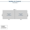 Ver imagem 2 de Guarda-roupa Modulado 2 Peças sem Portas Jade CabeCasa MadeiraOriginals