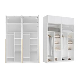 Guarda-roupa Modulado 4 Peças 8 Portas Jade CabeCasa MadeiraMadeira - 2