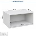 Ver imagem 7 de Guarda-roupa Modulado 4 Peças 8 Portas Jade CabeCasa MadeiraOriginals