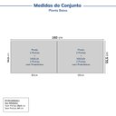 Ver imagem 3 de Guarda-roupa Modulado 4 Peças 8 Portas Jade CabeCasa MadeiraOriginals