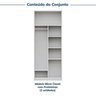 Guarda-roupa Modulado 2 Peças sem Portas Jade CabeCasa MadeiraOriginals - 4