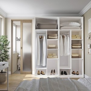 Guarda-roupa Modulado 2 Peças sem Portas Jade Cabecasa Madeiramadeira