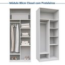 Ver imagem 7 de Guarda-roupa Modulado 2 Peças sem Portas Jade CabeCasa MadeiraOriginals