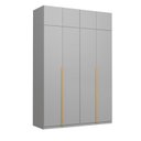 Ver imagem 5 de Guarda-Roupa Planejado 8 Portas Cinza CabeCasa MadeiraOriginals