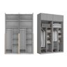 Guarda-roupa Modulado 4 Peças 8 Portas Jade CabeCasa MadeiraOriginals - 6
