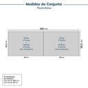 Ver imagem 2 de Guarda-roupa Modulado 4 Peças 8 Portas Jade CabeCasa MadeiraOriginals