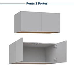Guarda-roupa Modulado 4 Peças 8 Portas Jade Cabecasa Madeiramadeira - 14