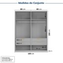 Ver imagem 3 de Guarda-roupa Modulado 2 Peças sem Portas Jade CabeCasa MadeiraOriginals