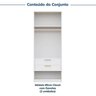 Guarda-roupa Modulado 2 Peças sem Portas Jade Cabecasa Madeiramadeira - 4