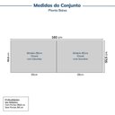 Ver imagem 2 de Guarda-roupa Modulado 2 Peças sem Portas Jade CabeCasa MadeiraOriginals