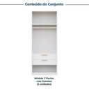 Ver imagem 4 de Guarda-roupa Modulado 2 Peças 4 Portas Jade CabeCasa MadeiraOriginals