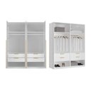 Ver imagem 6 de Guarda-roupa Modulado 2 Peças 4 Portas Jade CabeCasa MadeiraOriginals