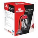 Ver imagem 2 de Extratora Tambor Worker Inox Clean 1400W 25L para Pisos Tapetes Estofados Vermelho 220V