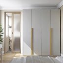 Ver imagem 1 de Guarda-roupa Modulado 2 Peças 4 Portas Jade CabeCasa MadeiraOriginals