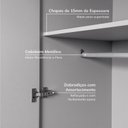 Ver mais imagens de Guarda-Roupa Planejado 2 Peças 4 Portas Jade CabeCasa MadeiraOriginals Cinza/Urbano