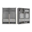 Ver imagem 6 de Guarda-roupa Modulado 2 Peças 4 Portas Jade CabeCasa MadeiraOriginals