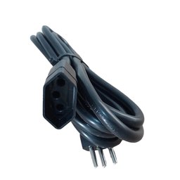Extensao Eletrica 20a Fio 2,5 3 Metros Preto 2p+t Fl362 599 - 4