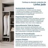 Guarda-roupa Modulado 2 Peças 4 Portas Jade CabeCasa MadeiraOriginals - 12