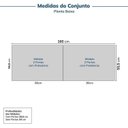 Ver imagem 2 de Guarda-roupa Modulado 2 Peças 4 Portas Jade CabeCasa MadeiraOriginals