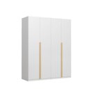Ver imagem 5 de Guarda-Roupa Planejado 2 Peças 4 Portas Jade CabeCasa MadeiraOriginals Branco/Fosco