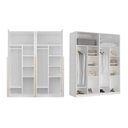 Ver imagem 6 de Guarda-roupa Modulado 2 Peças 4 Portas Jade CabeCasa MadeiraOriginals