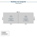 Ver imagem 2 de Guarda-roupa Modulado 4 Peças 4 Portas Jade CabeCasa MadeiraOriginals