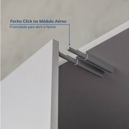 Guarda-roupa Modulado 4 Peças 4 Portas Jade CabeCasa MadeiraMadeira - 7