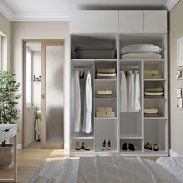 Guarda-roupa Modulado 4 Peças 4 Portas Jade CabeCasa MadeiraMadeira - 1