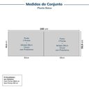 Ver imagem 2 de Guarda-Roupa Planejado 4 Peças 4 Portas Jade CabeCasa MadeiraOriginals Cinza/Urbano