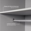 Ver imagem 6 de Guarda-Roupa Planejado 4 Peças 4 Portas Jade CabeCasa MadeiraOriginals Cinza/Urbano