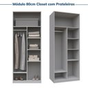 Ver mais imagens de Guarda-roupa Modulado 4 Peças 4 Portas Jade CabeCasa MadeiraOriginals