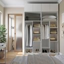 Ver imagem 1 de Guarda-Roupa Planejado 4 Peças 4 Portas Jade CabeCasa MadeiraOriginals Cinza/Urbano