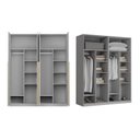 Ver imagem 6 de Guarda-roupa Modulado 2 Peças 4 Portas Jade CabeCasa MadeiraOriginals