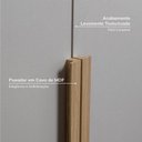 Ver imagem 7 de Guarda Roupa Planejado Casal 2 Peças 4 Portas Jade CabeCasa MadeiraOriginals Cinza/Urbano