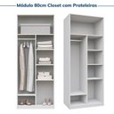 Ver mais imagens de Guarda-Roupa Planejado 4 Peças 4 Portas Jade CabeCasa MadeiraOriginals Branco/Fosco