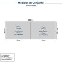 Ver imagem 2 de Guarda-Roupa Planejado 4 Peças 4 Portas Jade CabeCasa MadeiraOriginals Branco/Fosco