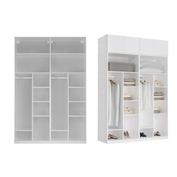 Guarda-roupa Modulado 4 Peças 4 Portas Jade CabeCasa MadeiraMadeira - 5