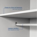 Ver imagem 6 de Guarda-Roupa Planejado 4 Peças 4 Portas Jade CabeCasa MadeiraOriginals Branco/Fosco