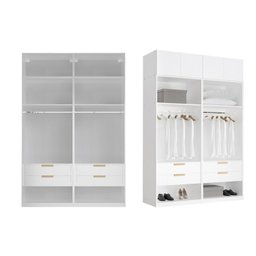 Guarda-roupa Modulado 4 Peças 4 Portas Jade CabeCasa MadeiraMadeira - 5