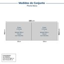 Ver imagem 2 de Guarda-roupa Modulado 4 Peças 4 Portas Jade CabeCasa MadeiraOriginals