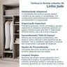 Guarda-roupa Modulado 4 Peças 4 Portas Jade CabeCasa MadeiraOriginals - 14